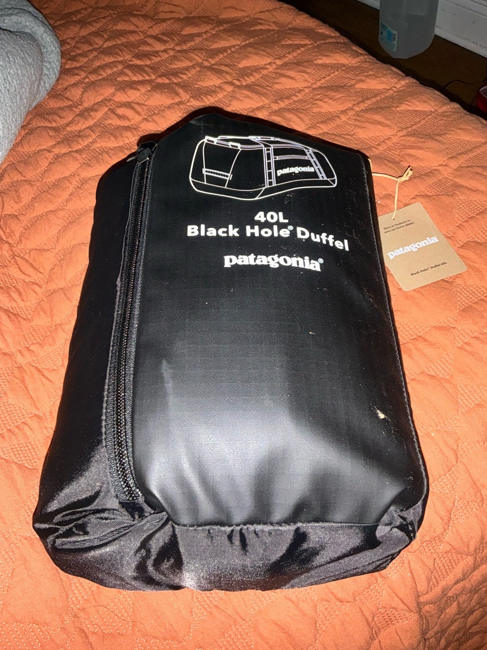 NWT Patagonia Black Hole Duffel 40L Carry-On with Backpack Straps - Picture 4 of 5